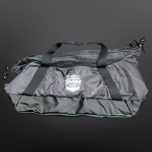 The North Face NHL Discover New Amsetdam Vodka Apex Duffel Bag Black Nylon - Picture 1 of 5